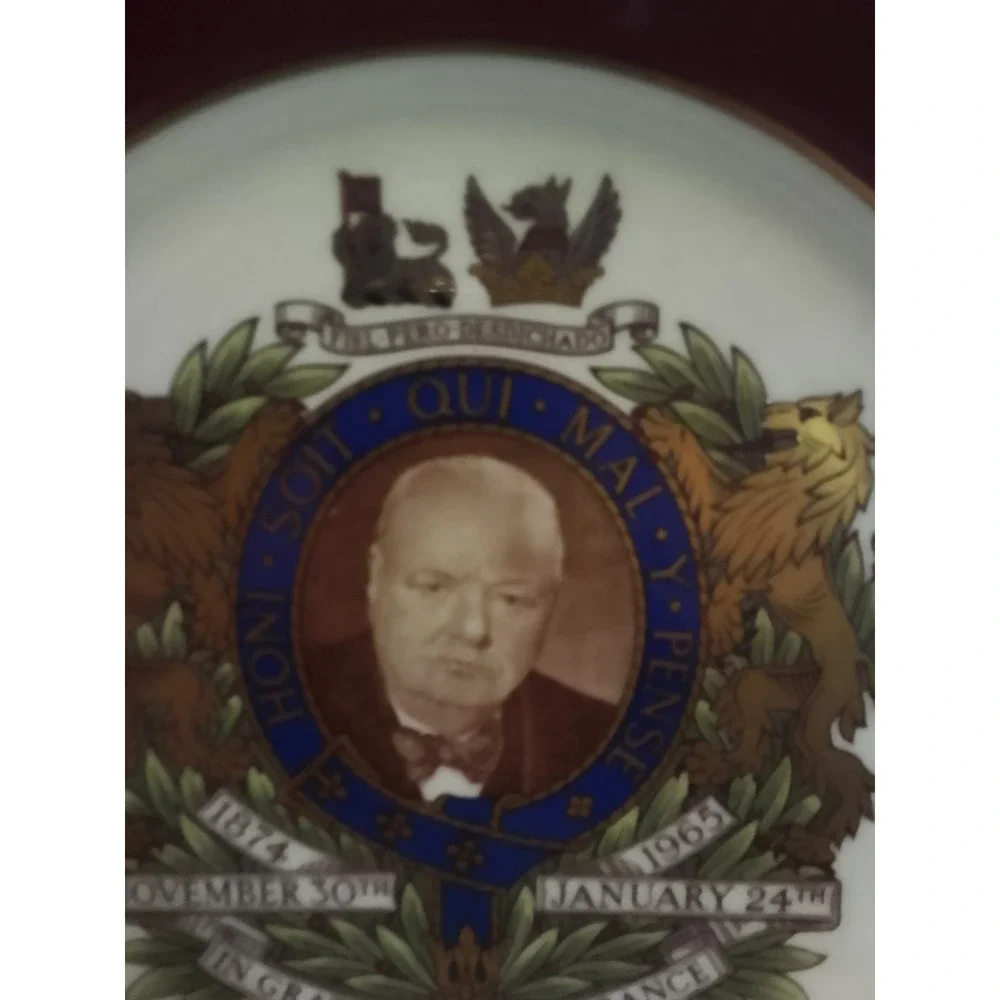 Vintage Spode The Church Hill Plate Numbered Commerative 10